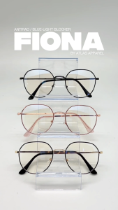 Atlas Apparel FIONA Blue-Light Blocking Anti-Radiation Eyeglasses Women (Size 51)