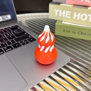 Creative Stress Relief 3D Printed Spiral Gourd Toy Push Pop Fun Finger Spin Top Gift Desktop Decoration Plastic Rotatable