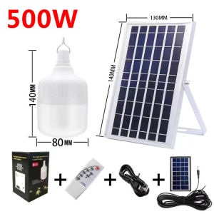 【Buy 1 Take 1】solar light bulb solar lights with solar panel 1000W USB charging outdoor camping light solar bulb light indoor house solar bulb solar light bulb indoor house indoor solar lights for house