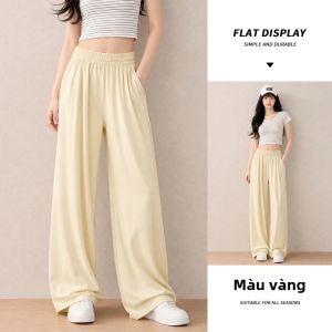 spao | Quần Dài Mỏng Cao Cổ Lỏng Thẳng Chân Rộng