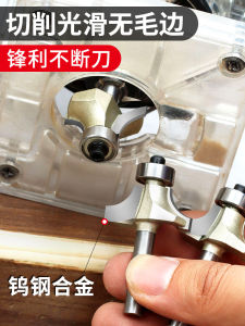 Morioka round Corner Carving Machine Woodworking Profilizer Router Bit Grooving Tool Engraving Machine End Mill Cutter Tools