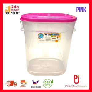 14.5L Bekas Kedap Udara/ Bekas Serbaguna/ Multipurpose Keeper With Handle/ Food Storage With Lid