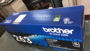 สีดำ แท้ศุนย์ของ Brother TN-263BK สำหรับ MFC-L3750CDW/ L3735CDN/ L3770CDW/ DCP-L3551CDW/ L3270CDW/ L3230CDN (ราคาที่ 5,000 บาท)