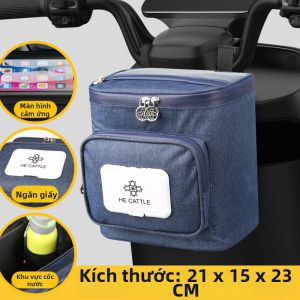 DEROACE | Túi Lưu Trữ Xe Đạp Điện Chống Nước