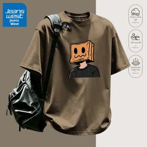 Jeanswest | Áo Thun Tay Ngắn Phong Cách Mỹ