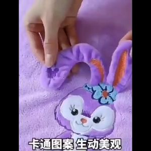 ผ้าเช็ดตัวลายกระต่าย ผ้าขนหนูลายการ์ตูน ขนาด 145x75 ซม. ผืนใหญ่ ผ้าขนหนู