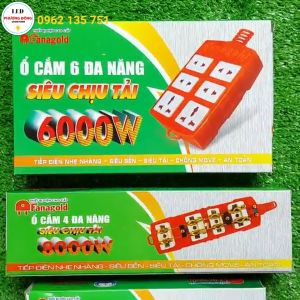 Ổ Cắm Điện Fanagold Cao Cấp Chịu Tải Cao 6000w - 8000W Không Dây Loại Tốt