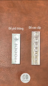 Đế Cơ Sở Đóng Đinh Tán Ive Rivet Nút Bấm 4 Chi Tiết Chất Thép Không Gỉ Dụng Cụ Làm Da Thủ Công Bóp Ví Handmade DIY