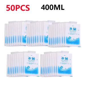 100PC Gel Ice Packs Reusable Cold Compress Packs for Injuries Pain Relief Safe Eco-Friendly Hot and Cold Gel Packs Beer Cooler