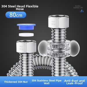 304 Stainless Steel Flexible High Pressure Anti-Explosion Connect Pipe 4 inches