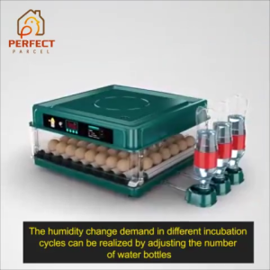 Egg Automatic Digital Incubator 220V/12V Dual Power Egg Incubator 12/24/48/64/130 Intelligent Digital Hatcher Brooder with Temperature Control and Auto Turning for Hatching Chicken Duck Goose Quail Birds Incubators for Farm
