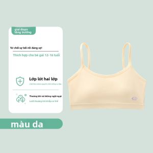 Áo ngực MiiOW cho bé gái làm  vải cotton mềm mại thoáng khí