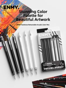 ENMI | Colorful Black White Ins Style Drawing Notebooks Pens for Children