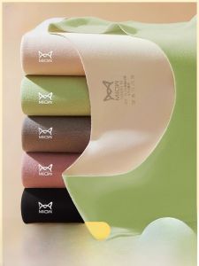 Quần lót MiiOW nữ làm bằng vải lông cừu không đường may thoáng khí