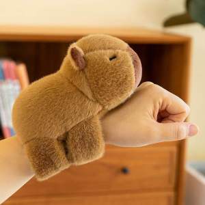 Capybara hand band clipper doll capibala plush doll cute wristband toy