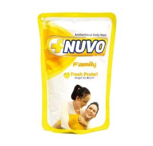 NUVO FAMILY Sabun Mandi Cair Fresh Protect Pouch 400ML