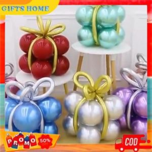 Balon Latex Bentuk Kado Gifts Box Warna Warni Doff Metalik Chrome Macaron\\n\\n Mengenal Balon Latex Bentuk Kado\\n\\nBalon latex bentuk kado adalah pilihan yang sempurna untuk menambahkan sentuhan unik dan berwarna ke pesta atau acara Anda. Terbuat dari bahan latex off metalik chrome, balon ini memiliki berbagai warna yang mencolok dan dapat memberikan nuansa mewah pada dekorasi Anda.\\n\\n Jenis-Jenis Balon Latex Bentuk Kado\\n\\nAda beberapa jenis balon latex bentuk kado yang tersedia di pasaran, seperti:\\n\\n* Gifts Box warna warni: balon ini memiliki berbagai warna cerah yang dapat membuat dekorasi Anda semakin menarik.\\n* Balon bentuk macaron: balon ini memiliki bentuk bulat yang mirip dengan kue macaron, yang akan memberikan tampilan yang manis dan lembut.\\n\\n Keunggulan Balon Latex Bentuk Kado\\n\\nBalon latex bentuk kado memiliki beberapa keunggulan, yaitu:\\n\\n* Durable: balon ini terbuat dari bahan latex yang tahan lama dan tidak mudah robek.\\n* Fleksibel: balon ini dapat dibentuk sesuai keinginan Anda, sehingga dapat digunakan untuk berbagai jenis dekorasi.\\n* Unik: balon ini memiliki bentuk dan desain yang unik, sehingga dapat menjadi pusat perhatian di pesta atau acara Anda.\\n\\n Aplikasi Balon Latex Bentuk Kado dalam Pesta dan Acara\\n\\nBalon latex bentuk kado dapat digunakan untuk berbagai jenis pesta dan acara, seperti ulang tahun, pernikahan, dan acara lainnya. Berikut ini adalah beberapa aplikasi balon latex bentuk kado:\\n\\n Aksesori Pesta dan Acara dengan Balon Latex Bentuk Kado\\n\\nBalon latex bentuk kado dapat digunakan sebagai aksesori pesta dan acara, seperti:\\n\\n* Balon hiasan: balon ini dapat digantung di langit-langit atau dinding sebagai hiasan pesta.\\n* Balon dekorasi: balon ini dapat digunakan sebagai dekorasi meja atau area tertentu.\\n* Balon hadiah: balon ini dapat digunakan sebagai wadah hadiah atau kado.\\n\\n Desain Unik Balon Latex Bentuk Kado\\n\\nBalon latex bentuk kado memiliki desain unik yang dapat memberikan tampilan yang menarik pada dekorasi Anda. Berikut ini adalah beberapa contoh desain unik balon latex bentuk kado:\\n\\n* Balon bentuk macaron: balon ini memiliki bentuk bulat yang mirip dengan kue macaron, yang akan memberikan tampilan yang manis dan lembut.\\n* Balon bentuk kotak: balon ini memiliki bentuk kotak yang dapat digunakan sebagai wadah hadiah atau kado.\\n\\n Memilih dan Menggunakan Balon Latex Bentuk Kado\\n\\nBerikut ini adalah beberapa tips untuk memilih dan menggunakan balon latex bentuk kado:\\n\\n Tips Memilih Balon Latex Bentuk Kado\\n\\n* Perhatikan warna dan desain balon: pilih warna dan desain balon yang sesuai dengan tema pesta atau acara Anda.\\n* Perhatikan kualitas balon: pilih balon yang terbuat dari bahan latex yang tahan lama dan tidak mudah robek.\\n\\n Cara Menghias dengan Balon Latex Bentuk Kado\\n\\nBerikut ini adalah beberapa cara untuk menghias dengan balon latex bentuk kado:\\n\\n* Gantung balon di langit-langit atau dinding sebagai hiasan pesta.\\n* Gunakan balon sebagai dekorasi meja atau area tertentu.\\n* Gunakan balon sebagai wadah hadiah atau kado.\\n\\nDengan menggunakan balon latex bentuk kado, Anda dapat memberikan sentuhan unik dan berwarna pada dekorasi pesta atau acara Anda. Selamat mencoba!\n}