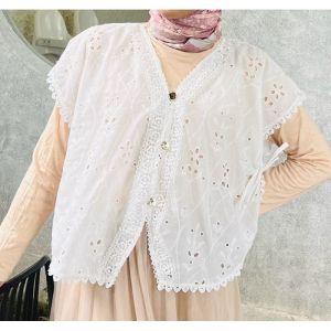 Kimmy Vest Outer cotton eyelid / outer vest rompi brukat