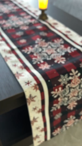 Christmas Table Runner Rectangle 4/6/8 Seater Dining Home Christmas Party Decorate Festival Home