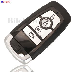 jingyuqin 4/5 Buttons Remote Car Key Case Shell Cover For Ford Fusion Mustang Explorer F-150 F-250 F-350 Fob Uncut Blade