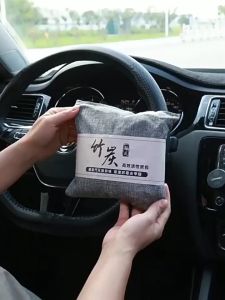 400g*2 Activated Bamboo Charcoal Bag Odor Remover Air Purifying Bags Car Charcoal Deodorant Bag