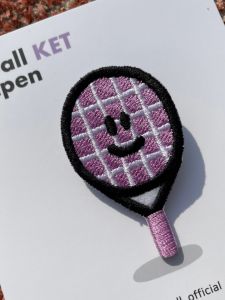 Nút Quần Vợt Hình Mặt Cười Dễ Thương Phụ Kiện Vợt Quần Vợt Hoạt Hình Trang Trí Dây Chuyền Thời Trang Đồ Chơi Đồ Chơi