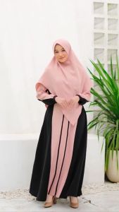 Zahra Olshopp - JAMEELA - Baju Muslim Syari Wanita Dewasa Simple Gamis Terbaru Kekinian ori Nomine bisa bayar ditempat