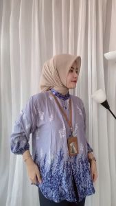 HARGA SPECIAL Nadya one set rayon mix crinkle setelan wanita muslim | cod gratis ongkir