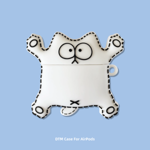 Cat Themed Protective Case for Apple Airpods Huawei Freebuds7i 6i Wireless Bluetooth Earphone Cover Silicone Hard Shell Cute Design