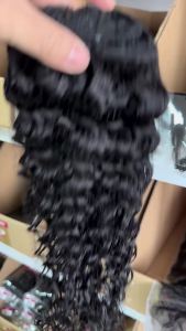 8-piece set of human hair wig clip Deep Wave Clip in Human Hair 120g/set