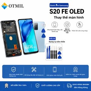 Màn Hình OLED Thay Thế Samsung Galaxy S20 FE/S20 FE 5G Màn Hình Cảm Ứng LCD Kèm Khung Hỗ Trợ Cảm Ứng Vân Tay Tương Thích Với Màn Hình Điện Dung