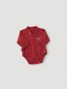 GURCOOC | Bodysuit Bé Sơ Sinh Vải Cotton Nhẹ Màu Đỏ Mùa Xuân Hè