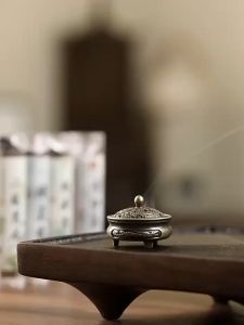 Lư hương đồng mini hình long phụng lư xông trầm hương vật phẩm phong thuỷ