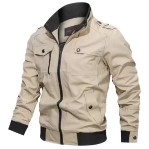 DOGART JAKET BOMBER KLASIK PARKA SUMMIT MILITARY KANVAS PRIA