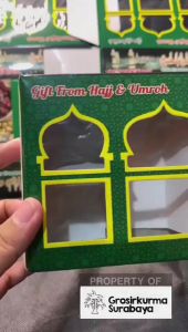 Dus Oleh oleh Haji Umroh Souvenir dari Makah / Kardus Kosong Belum di Lipat Kualitas Premium