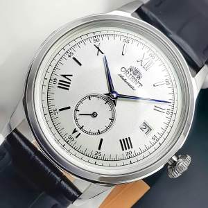 ĐỒNG HỒ NAM CHÍNH HÃNG Orient RA-AP0104S30B Automatic Bambino Small Second Silver Case Black Leather