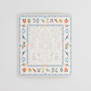 Khăn Lau Nhà Bằng Cotton Nguyên Chất Wood Pulp Cotton French Fresh Kitchen Sponge Dishwashing Cloth Brush Pot Durable