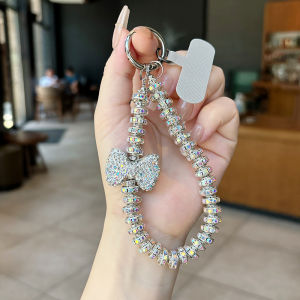 Vòng Tay Hạt Kim Loại Sang Trọng Dành Cho Nữ Băng Đô Kim Cương Vòng Tay Điện Thoại Phụ Kiện Túi Điện Thoại Cao Cấp DIY