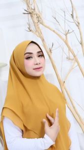 Khimar 2 layer Pari polos