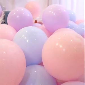 20pcs/50pcs/100pcs Pastel Macarons Balloons Set 12 inches Latex Balloon Baby Show Pink Balloons Girl Birthday Wedding Diy Party Decoration Package Set For Christening Home Decor Anniversary Balloon Set