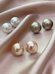 ต่างหูไข่มุกครึ่งใบสไตล์ย้อนยุคที่ไม่ต้องเจาะหู ดีไซน์หรูหรา สำหรับผู้หญิง ต่างหูแบบสวมหูที่ไม่เจาะ