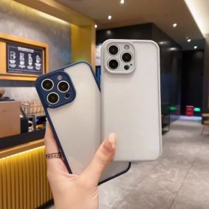 Vivo V50 5G Anti-Drop TM Frosted Phone Case For Vivo V50e V50 Lite VivoV50 5G 2025 Full-Pack Precision Hole TPU Transparent Anti-Fingerprint Back Cover For VIVO V50 V50e VIVOV50 5G