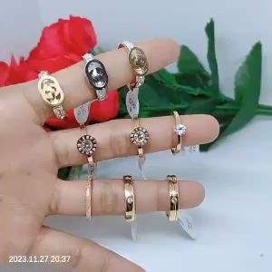 Cincin Titanium Premium Anti Karat Anti Luntur R11-CT5