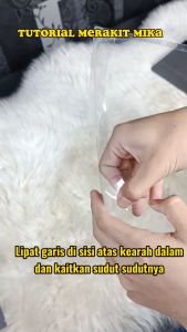 Cake Box Kotak Kue Mika Transparan Dus Hadiah - Tutup Hologram 22x22