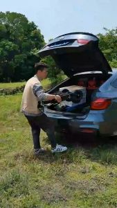 Wagon Trolley Outdoor Utility Carts Foldable Trolleys Cart Camping Shopping Cart Folding Outdoor Trolley Tool Truck Camping Trolley With Table - Lazada