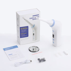 Hailicare | Smart Visual Tonsil Stone Removal Kit Built-in LED Light Visible Tonsil Stone Remover with 300K HD Camera Tonsil Cleaner Tool