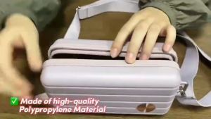 SEA CHOICE Travel Cosmetic Case Creative Small Bag With Luggage Shoulder Bag Messenger Bag Adjustable Shoulder Strap Toiletry Bag Mini Wallet