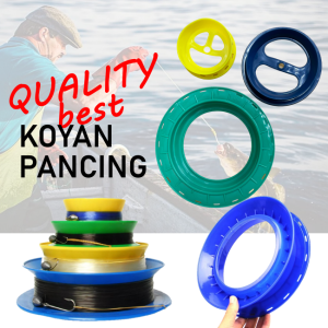Koyan pancing kualiti kerasan Plastic / handline fishing donut spool