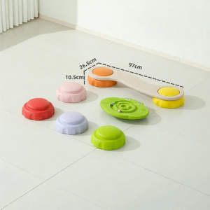 XINQI | Sensory Training Children Rainbow River Stepping Stones Toy