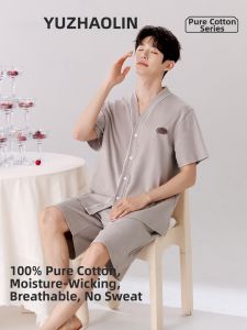 Yuzhaolin | Premium Mens Cotton Sleepwear Set